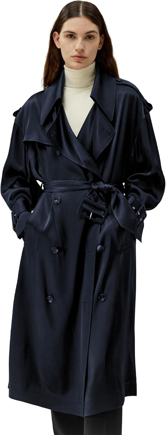 Eleganz trifft Komfort: Unser Test des LilySilk Seiden-Trenchcoats