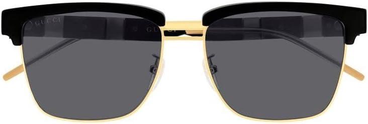 Frontansicht Der Gucci Gg0603S Sonnenbrille In Schwarz-Grau