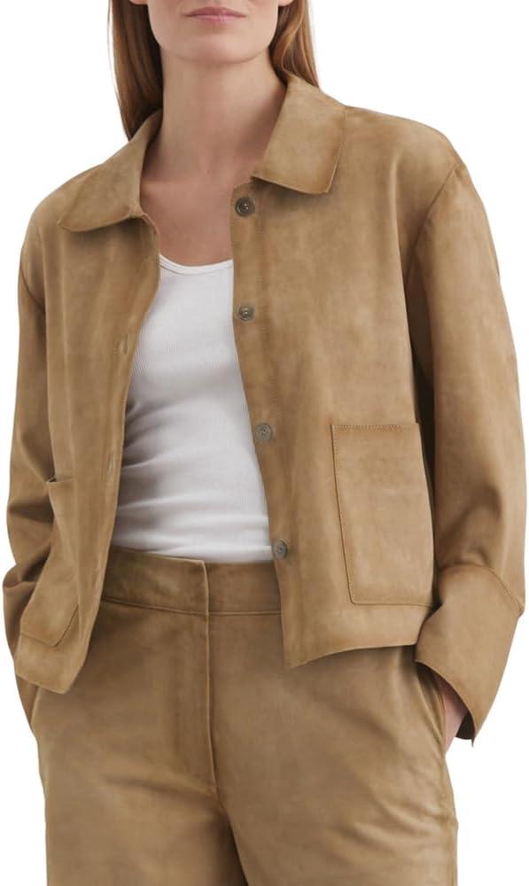 Unser Test: Die elegante Leder Hemdjacke von Marc O’Polo