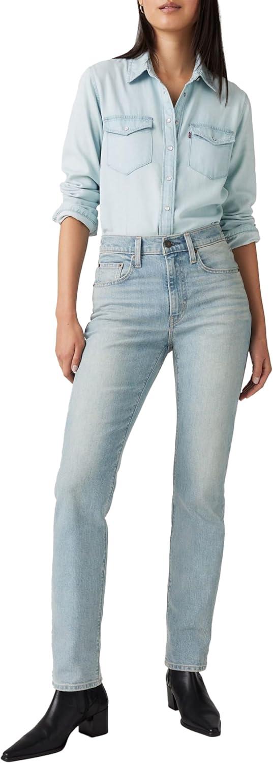 Levi'S 724 High Rise Straight Jeans In Der Farbe Headwinds Ahead