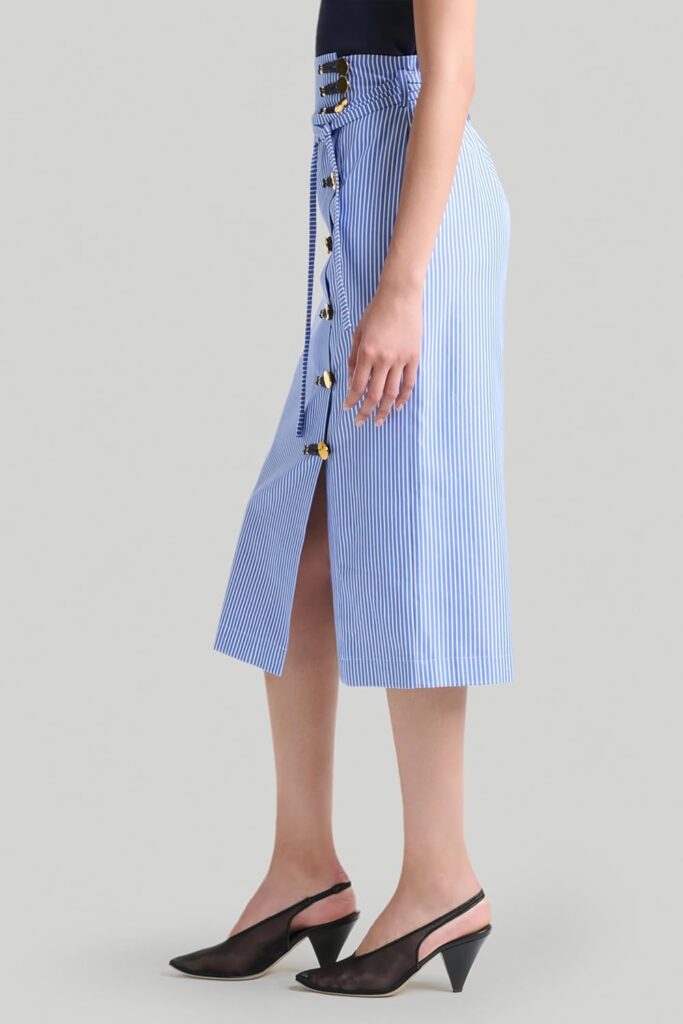 💙 Altuzarra Hiroki Skirt – Zeitlose Eleganz für moderne Frauen 6 Altuzarra Hiroki Skirt – Rückansicht Des Midirocks