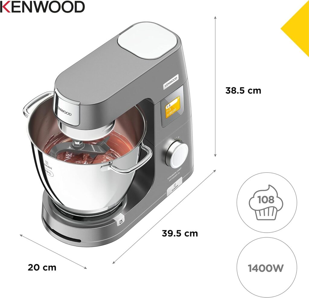 Kenwood Chef Patissier XL KWL90.034SI im Test 🥇 Die Luxus-Küchenmaschine für echte Profis 6 Integrierte Waage Der Kenwood Chef Patissier Xl Kwl90.034Si Im Detail
