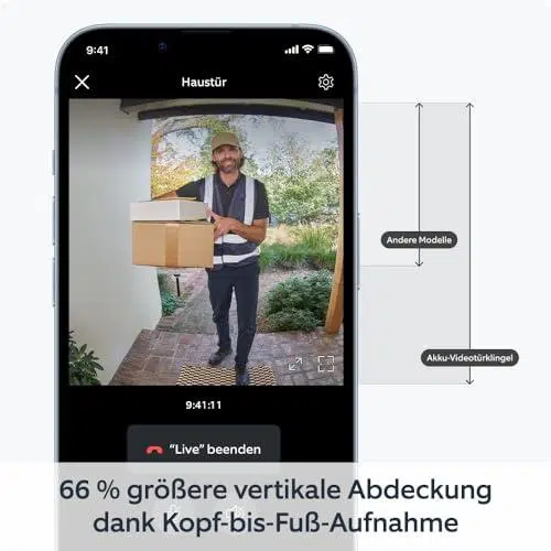 Ring Akku-Videotürklingel 2024 Frontal Montiert