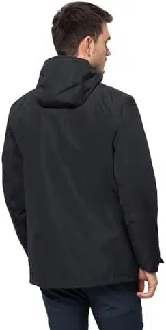Nahaufnahme Wasserabweisender Reißverschluss Der Outdoorjacke