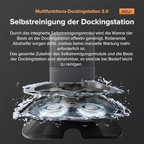 Roborock Qrevo Master Saugroboter Auf Ladestation