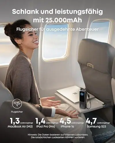 Laptop Wird Unterwegs Mit  