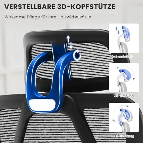 Fantasylab 3D Ergonomischer Bürostuhl
