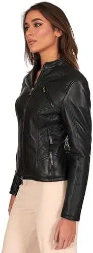 Detailaufnahme Des Reißverschlusses Der Lederjacke