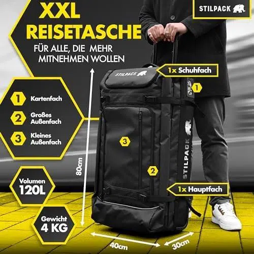 Unsere Erfahrungen Mit ‍Der Xxl Stilpack Reisetasche:⁢ Platz ‍Und⁤ Komfort