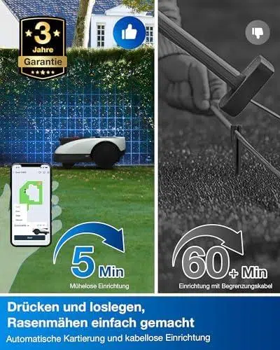 Mähroboter Ecovacs Goat O500 Bewältigt Steigungen Von Bis Zu 45 Prozent