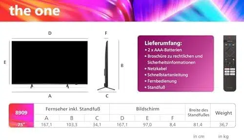 Unsere Erfahrungen Mit Dem Philips Ambilight 75Pus8909​ Tv