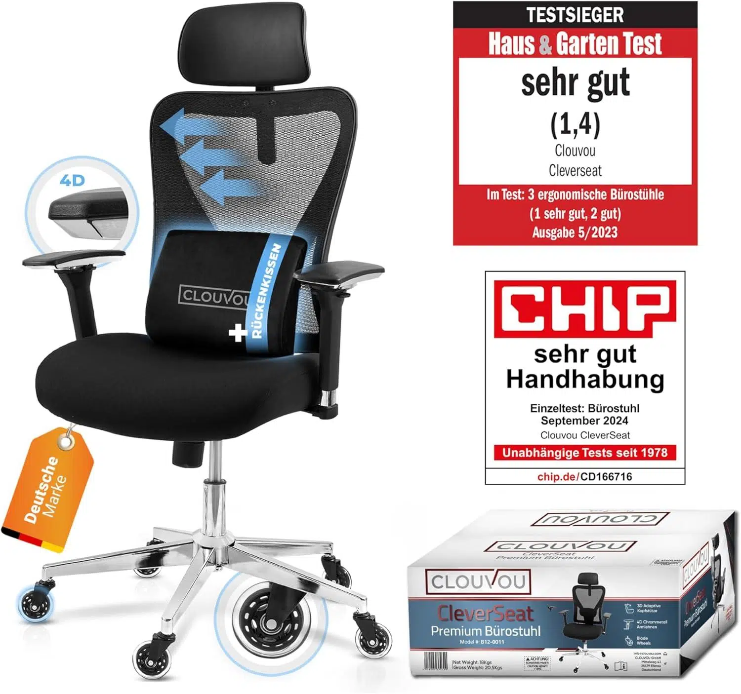 Ergonomischer Bürostuhl Im Modernen Homeoffice