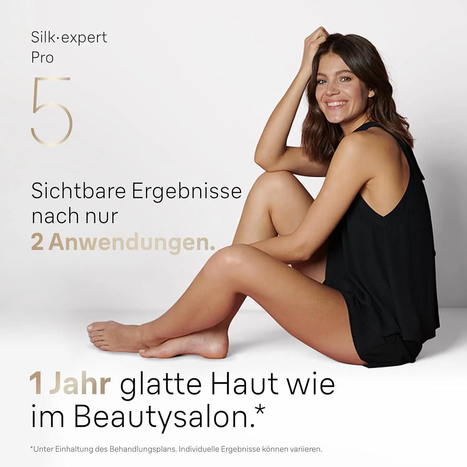 Beispiel Für Behandlung Unter Den Achseln Mit Dem Ipl-System Für Zu Hause