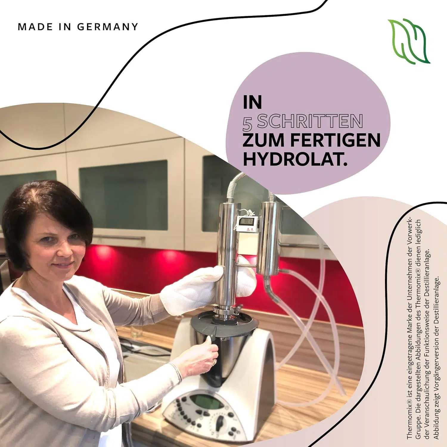 Frische Kräuter Zur Destillation Vorbereitet