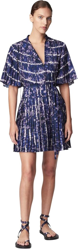 💜 Elegantes Altuzarra Tosher Kleid In Beerenblau – Ein Must-Have Für Stilbewusste Frauen