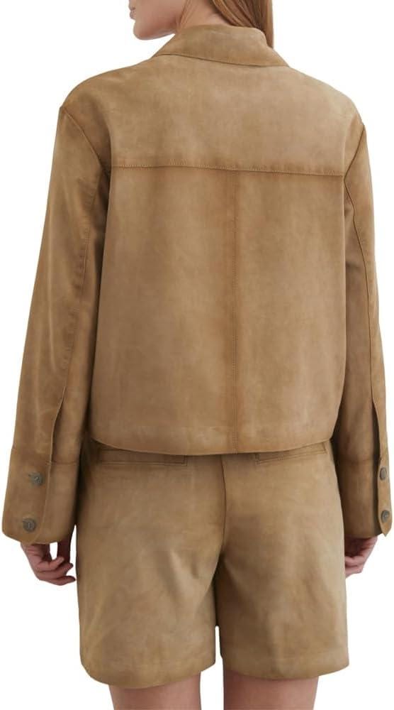 Unser Test: Die elegante Leder Hemdjacke von‍ Marc O'Polo