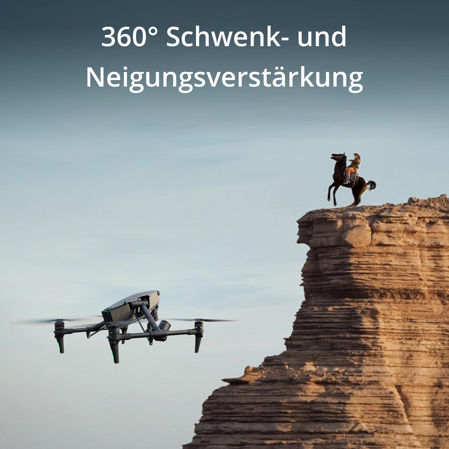 Dji Inspire 3 Standard-Combo Drohne In Der Luft Mit Kameraaufnahme