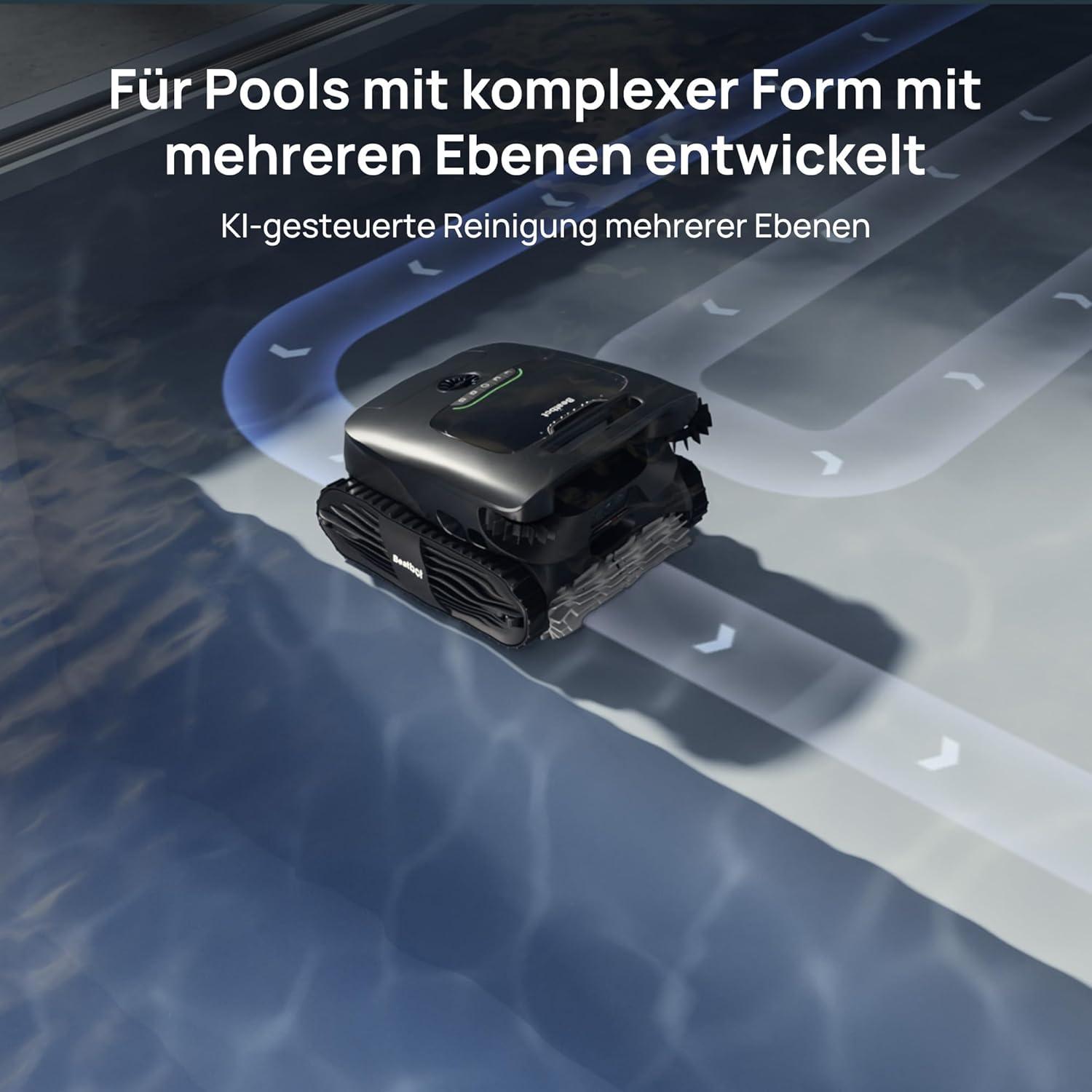Beatbot Aquasense 2 Reinigt Präzise Die Wasserlinie Des Pools
