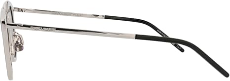 😎 SAINT LAURENT SL 28 Sonnenbrillen im Test – Design, Komfort & Qualität 4 SAINT LAURENT SL 28 Sonnenbrille mit silbernem Metallrahmen – Seitenansicht