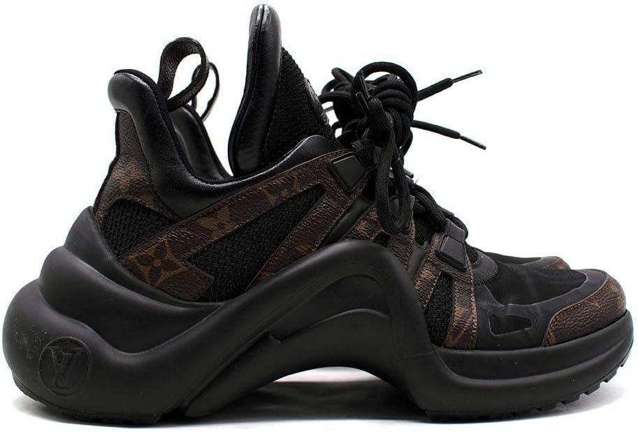 💎 Louis Vuitton Archlight Sneaker Secondhand Schwarz – Luxus, der begeistert! 3 Detailaufnahme der übergroßen Sohle der Louis Vuitton Archlight Sneaker