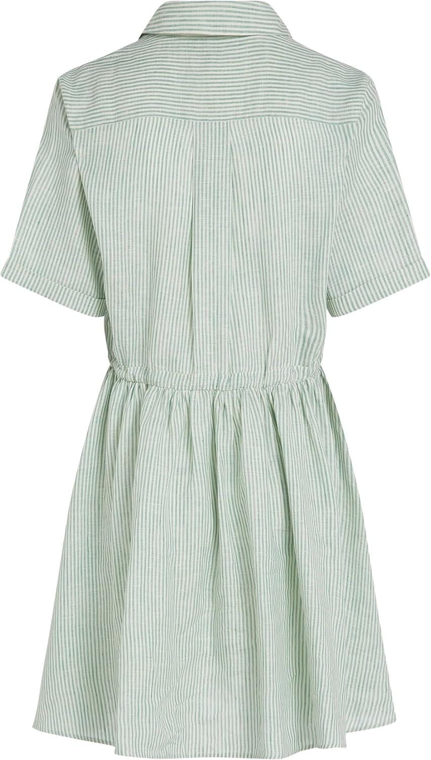 Tommy Hilfiger Kurzkleid in voller Ansicht – elegantes Sommerkleid aus Leinen