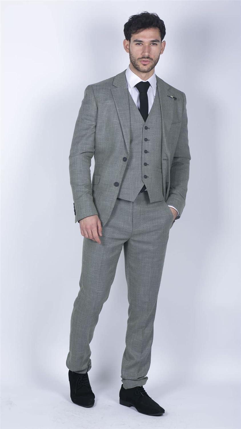 Eleganz im Sommer 🌞 Unser Test des TruClothing Anzugs für stilbewusste Männer 3 Eleganter Herrenanzug In Mintgrün Mit Tailored Fit Schnitt