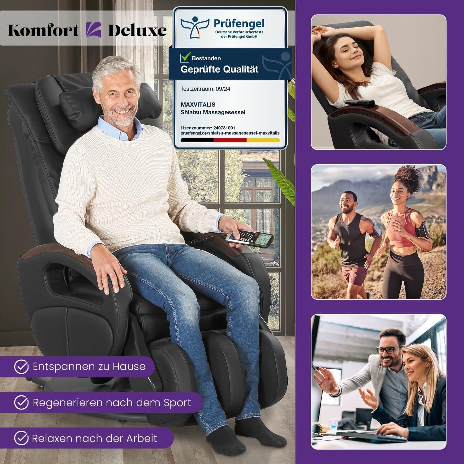 Unser Test des maxVitalis Shiatsu Massagesessels: Entspannung pur!