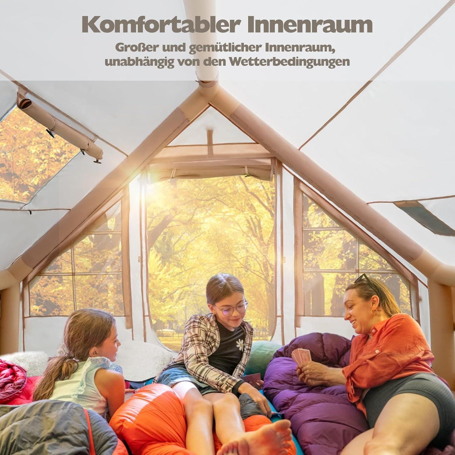 Unser erfahrungsbericht: Das perfekte aufblasbare campingzelt