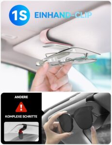 Zonnebrilhouder voor in de auto