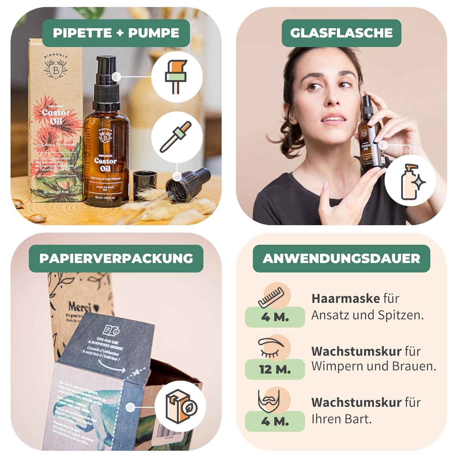 Bionoble Rizinusöl Bio: Unsere Erfahrungen⁤ mit 100% natürlicher Pflege